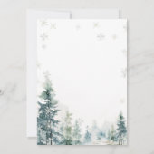 Moderne Jingle & Mingle Winter Party uitnodiging (Achterkant)