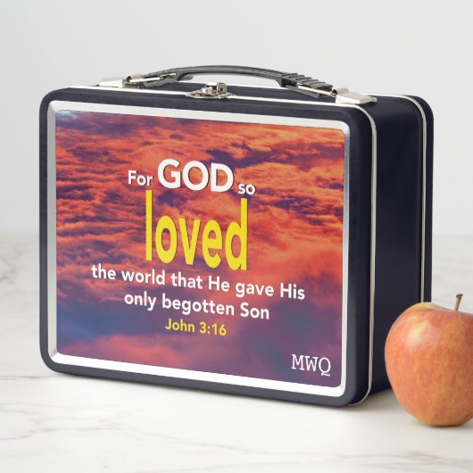 Moderne JOHN 3:16 VOOR GOD HIeld CHRISTENEN (In situ)