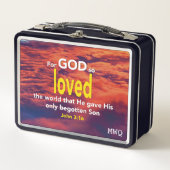 Moderne JOHN 3:16 VOOR GOD HIeld CHRISTENEN (Voorkant)