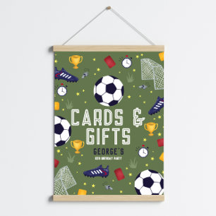 Moderne Jongens Voetbal Kaarten & Cadeaus Poster