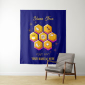 Moderne Joodse TOVA SHANA Wandkleed (In situ)