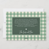 Moderne Joy Elegante Typografie Groen Minimalistis Feestdagenkaart (Achterkant)