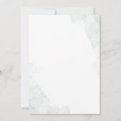 Moderne Jubileum Eucalyptus Greenery Kaart (Achterkant)