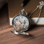Moderne Jubileum foto op persoonlijke voorkeur Zakhorloge<br><div class="desc">Elegant design met een persoonlijke foto perfect voor kerstcadeautjes,  als cadeau voor Vaderdag,  trouwdag,  enz.</div>