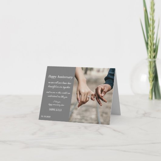 Moderne Jubileum kaart (Voorkant)