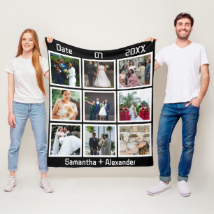 Moderne Jubileum voor aangepaste weddenschappen 9 Fleece Deken