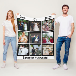Moderne Jubileum voor aangepaste weddenschappen 9  Fleece Deken