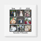 Moderne Jubileum voor aangepaste weddenschappen 9  Magneet (Voorkant)