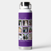 Moderne Jubileum voor aangepaste weddenschappen 9 Waterfles (Achterkant)