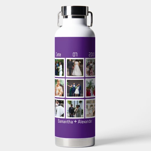Moderne Jubileum voor aangepaste weddenschappen 9 Waterfles (Voorkant)