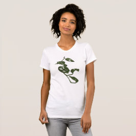 Moderne Jungle Tropische Monstera Andanosii Zwitse T-shirt