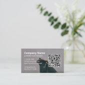 Moderne junkverwijdering visitekaartje (Staand voorkant)