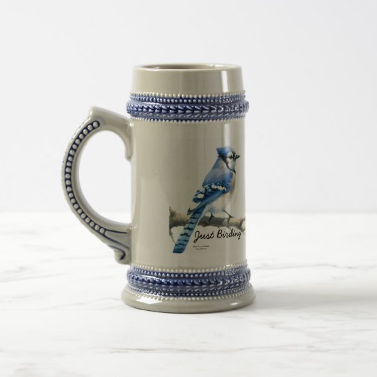 Moderne Just Birding Blue Jays Bierpul (Links)