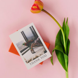 Moderne Kaars Verzorging Foto Dank u Kaart