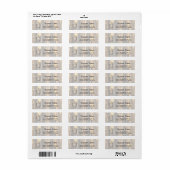 Moderne Kaars Zakelijke Verpakkingslabel Etiket (Full Sheet)