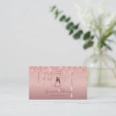 Moderne kaarsenmaker Roos Gold Candlemaker Visitekaartje (Staand voorkant)