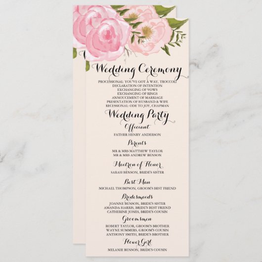 Moderne  kaart 2 voor het programma voor het rondt (Voorkant / Achterkant)