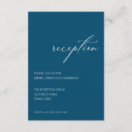 Moderne Kaart Blauwgroen Arch Reception Enclosure