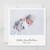 Moderne Kaart 'Instant-Style Photo' Aankondiging G (Voorkant)