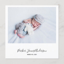 Moderne Kaart 'Instant-Style Photo' Aankondiging G