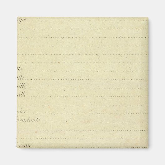 Moderne kaart magneet (Voorkant)