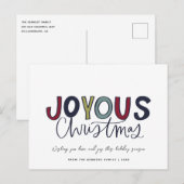 Moderne Kaart met briefing in stijl (Voorkant / Achterkant)