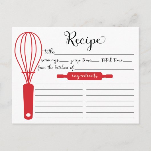 Moderne kaart met briefterende rode whisky met rod (Voorkant)