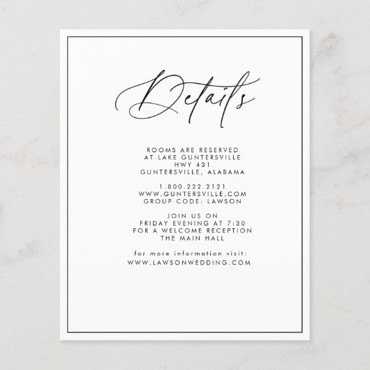 Moderne kaart met details (Voorkant)