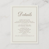 Moderne Kaart met details over bruine handtas van  (Voorkant)