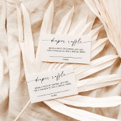 Moderne Kaart met luierspoeling | BABY SHOWER