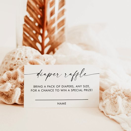 Moderne Kaart met luierspoeling | BABY SHOWER