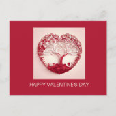 Moderne kaart met rode harten (Voorkant)