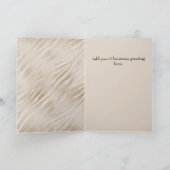 Moderne Kaart met zwarte en gouden kerstbomen (Binnen)