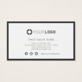 Moderne kaart met zwarte-grenskaart voor houtskool (Achterkant)