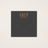 Moderne Kaart met zwarte koolstof voor het oormerk (Voorkant)