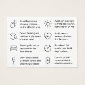 Moderne Kaart tegen rimpelpijn (Achterkant)