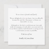 Moderne Kaart van de aankondiging van de Foto Elop (Achterkant)