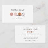 Moderne Kaart van de Korting van het Palet van de Visitekaartje (Voorkant / Achterkant)