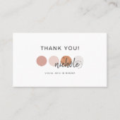 Moderne Kaart van de Korting van het Palet van de  Visitekaartje (Voorkant)