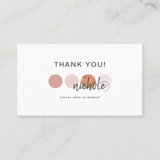 Moderne Kaart van de Korting van het Palet van de Visitekaartje (Voorkant)