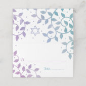 Moderne Kaart van de Life Bat Mitzvah Escort Plaatskaartje (Buitenkant ongevouwen)