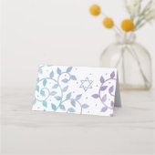 Moderne Kaart van de Life Bat Mitzvah Escort Plaatskaartje (Achterkant)