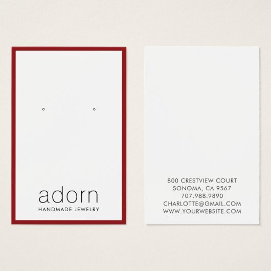 Moderne Kaart van de Rode Grens van Bourgogne (Voorkant /achterkant)