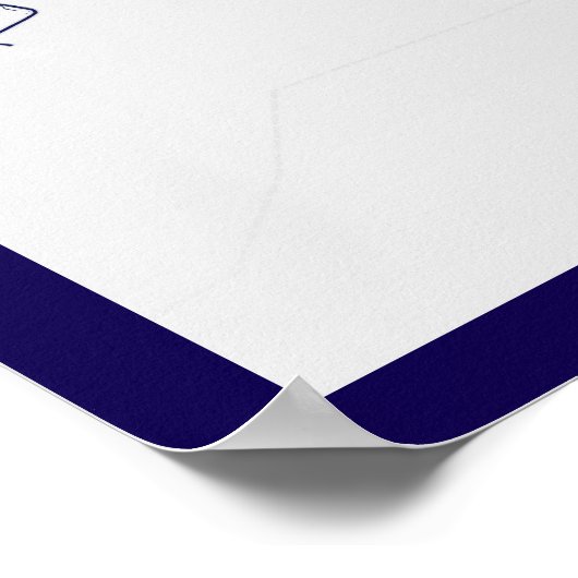 Moderne kaart van Long Beach City Poster (Hoek)