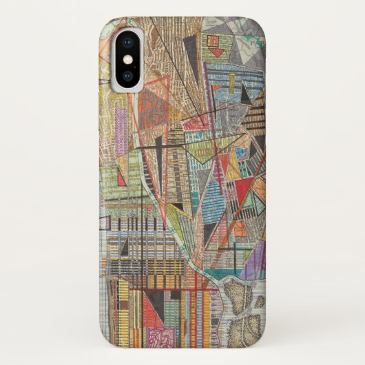 Moderne kaart van New York I Case-Mate iPhone Case (Achterkant)