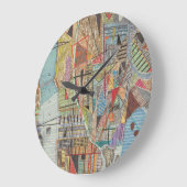 Moderne kaart van New York I Grote Klok (Hoek)