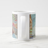 Moderne kaart van New York I Grote Koffiekop (Achterkant)