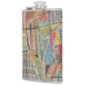 Moderne kaart van New York I Heupfles (Links)