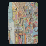Moderne kaart van New York I iPad Pro Hoesje<br><div class="desc">Een moderne kaart van New York City in heldere,  levendige kleuren. Artiest: Nikki Galapon</div>