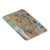 Moderne kaart van New York I Magneet (Rechterzijde)